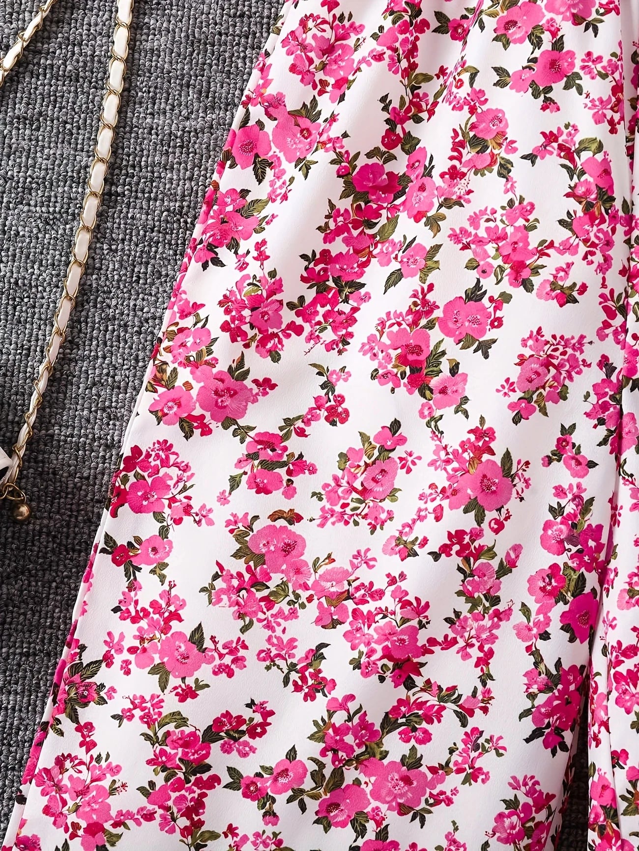 Samantha™ – Blomsterjulejumpsuit til barn