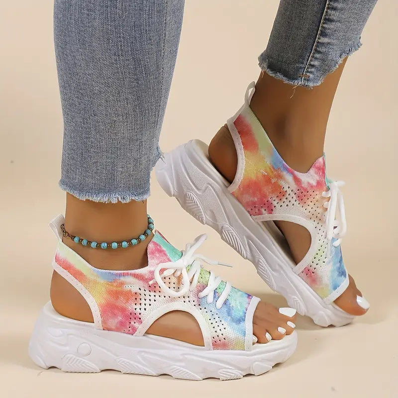 Zara™ - Trendy Tie-Dye-sandaler