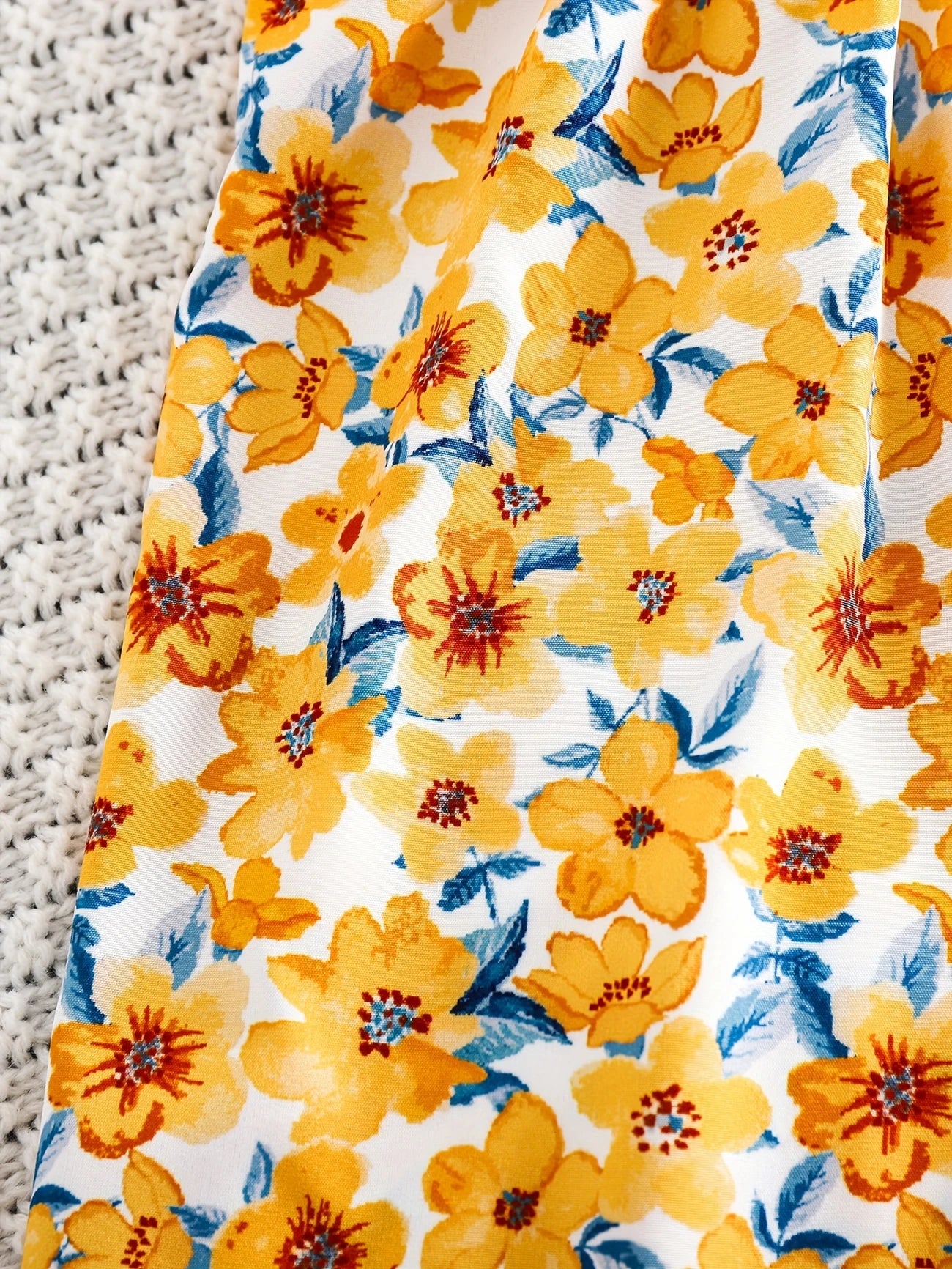 Samantha™ – Blomsterjulejumpsuit til barn