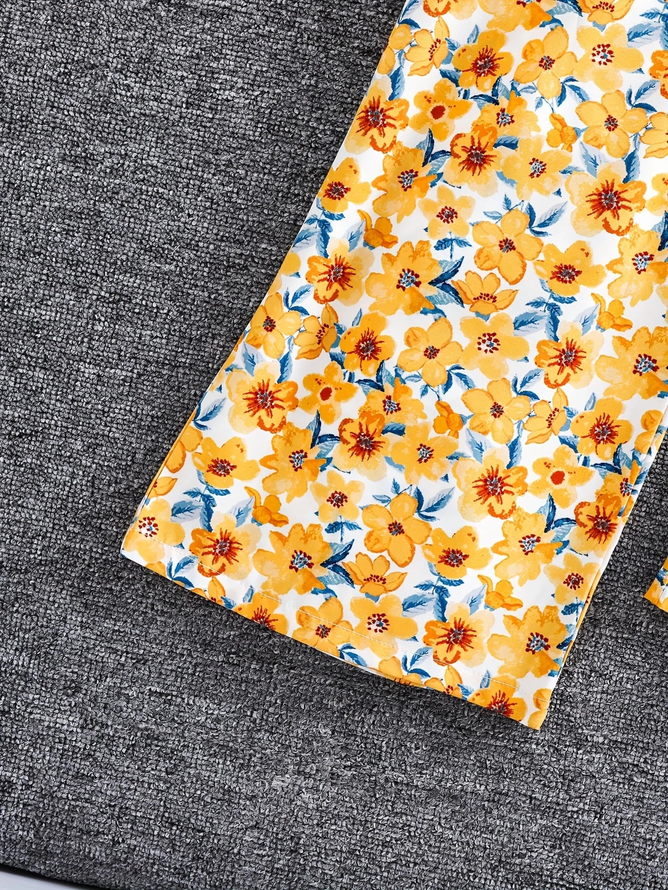 Samantha™ – Blomsterjulejumpsuit til barn