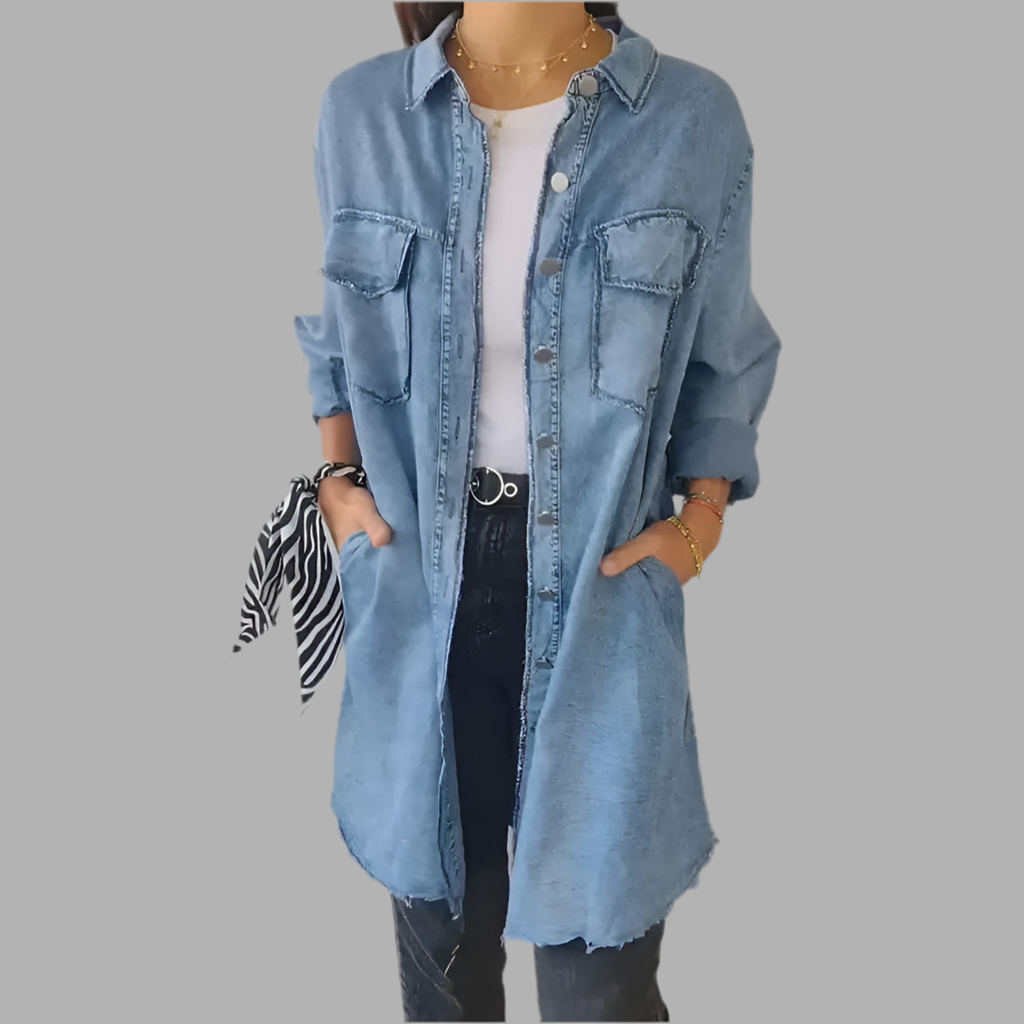 Quinara™- Trendy sommerjakke i denim for kvinner