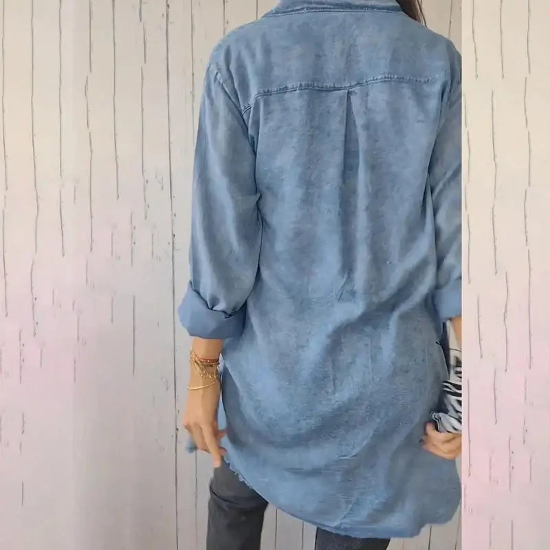 Quinara™- Trendy sommerjakke i denim for kvinner