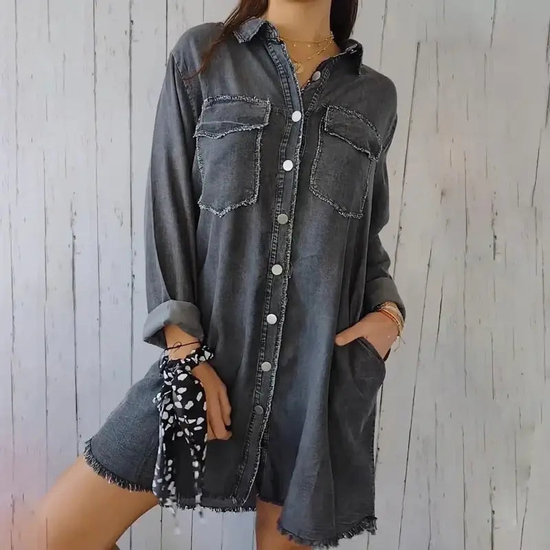 Quinara™- Trendy sommerjakke i denim for kvinner