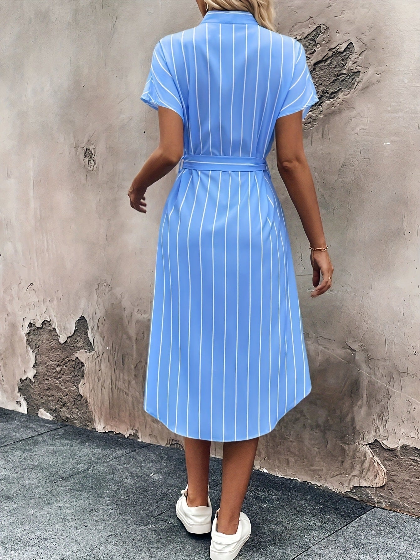 Cherry™ – Retro maxi-kjole med striper for kvinner