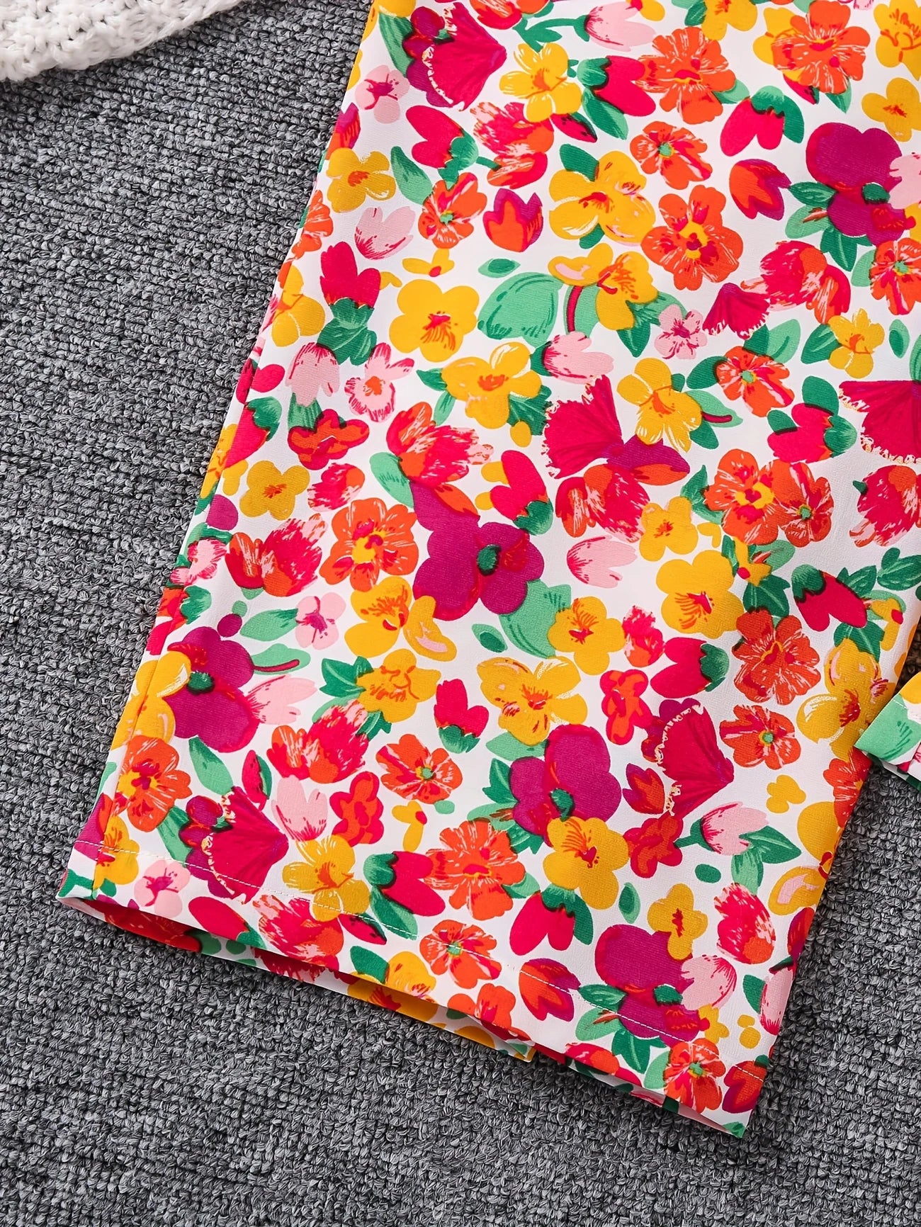 Samantha™ – Blomsterjulejumpsuit til barn