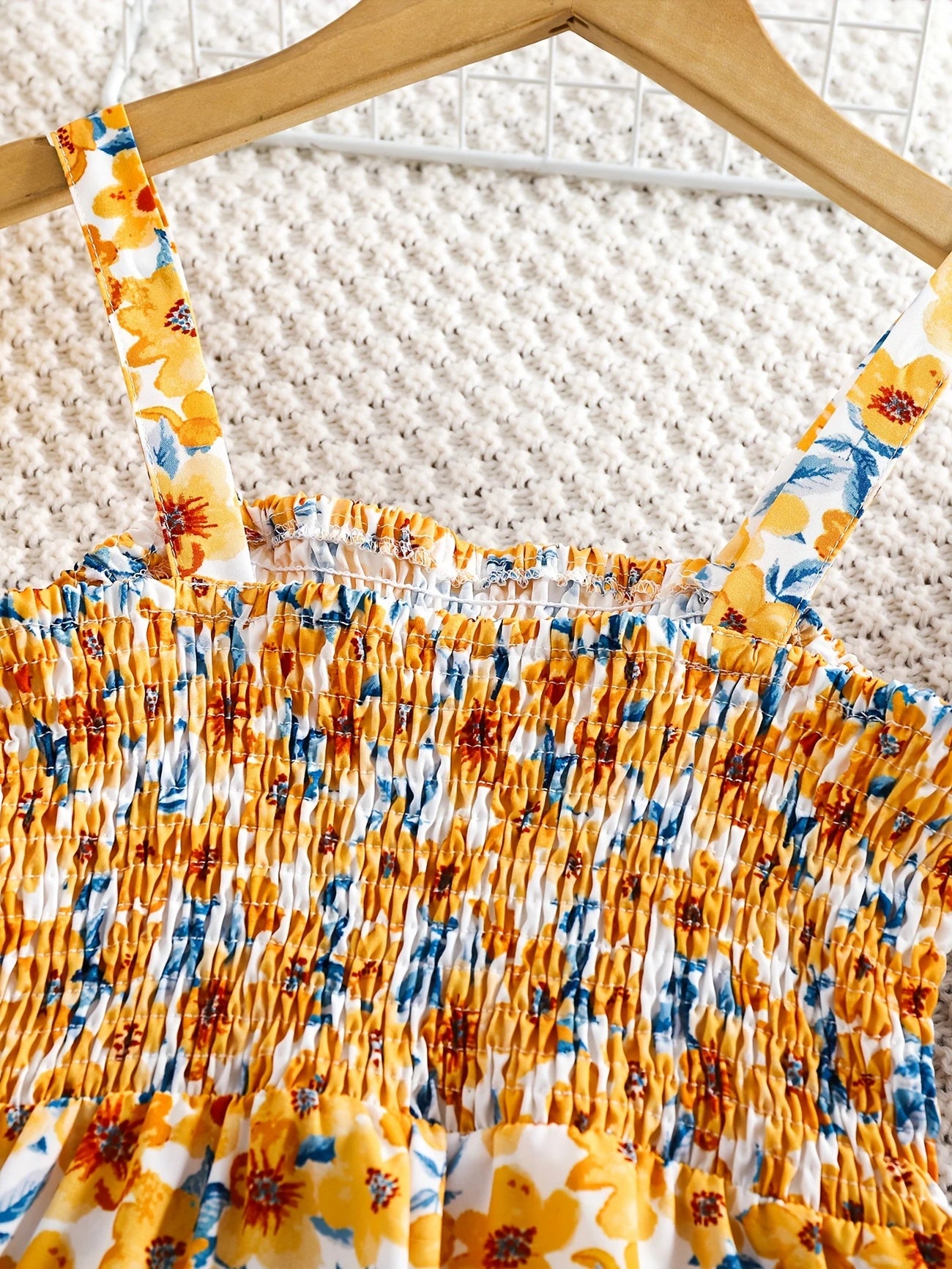 Samantha™ – Blomsterjulejumpsuit til barn