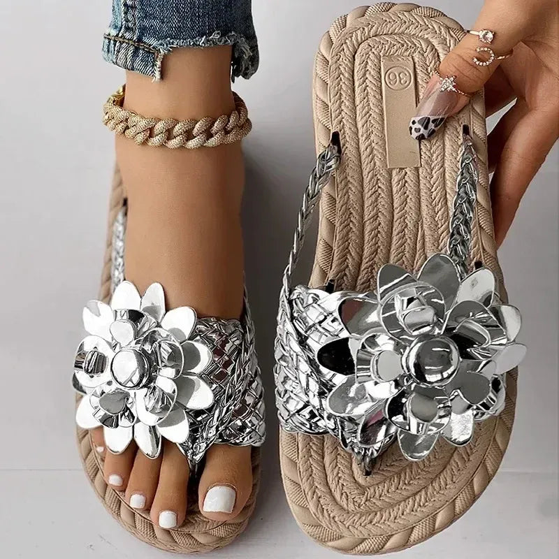 Wilma™ - Stilige, blomstrete sandaler