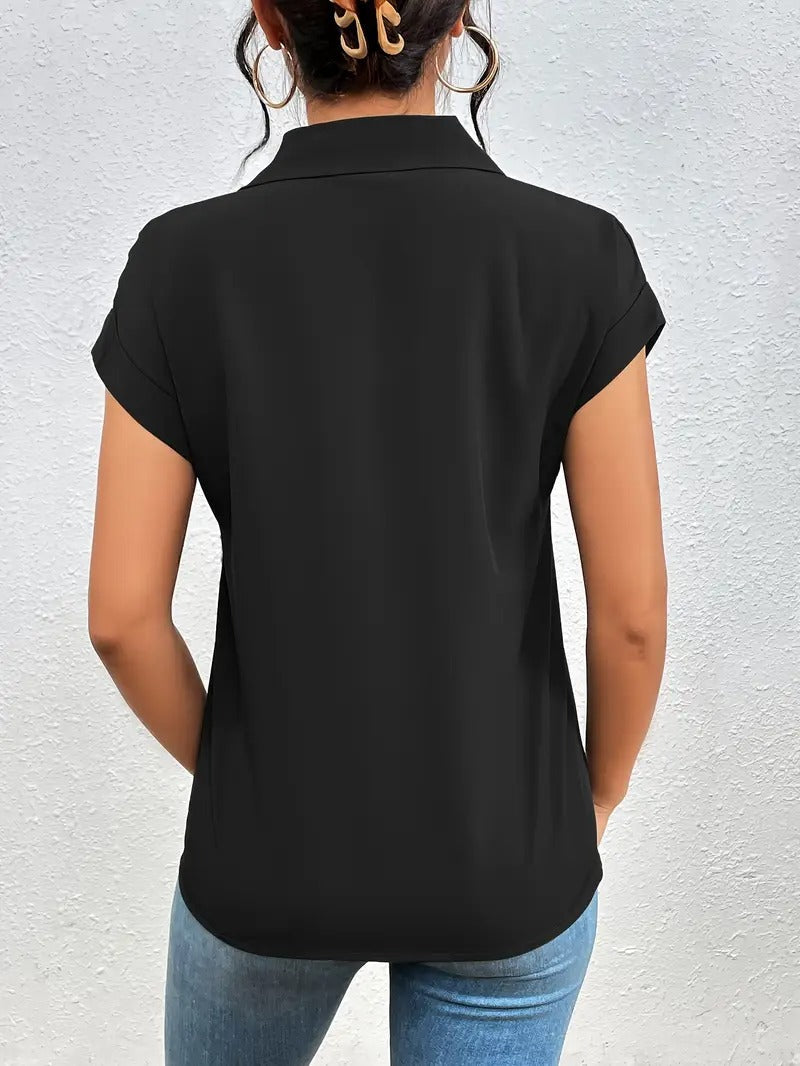 Kaisa™ - Elegant bluse med glidelås