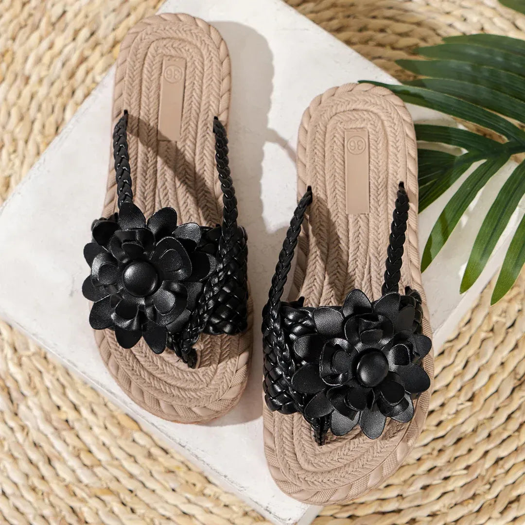 Wilma™ - Stilige, blomstrete sandaler