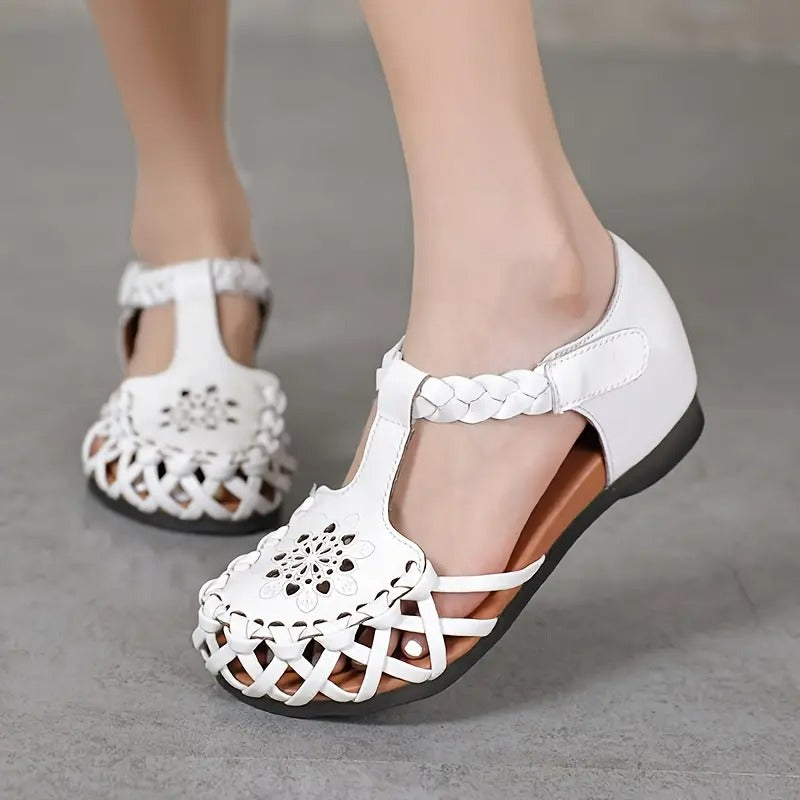 Celina™-Pustende flate sandaler