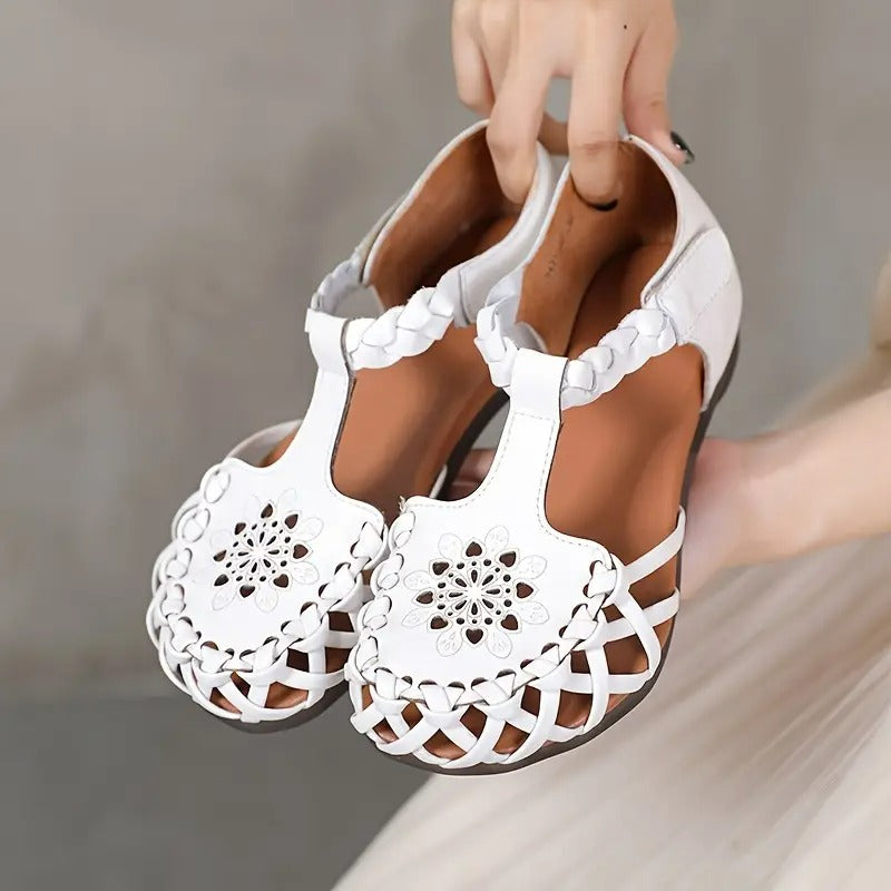 Celina™-Pustende flate sandaler