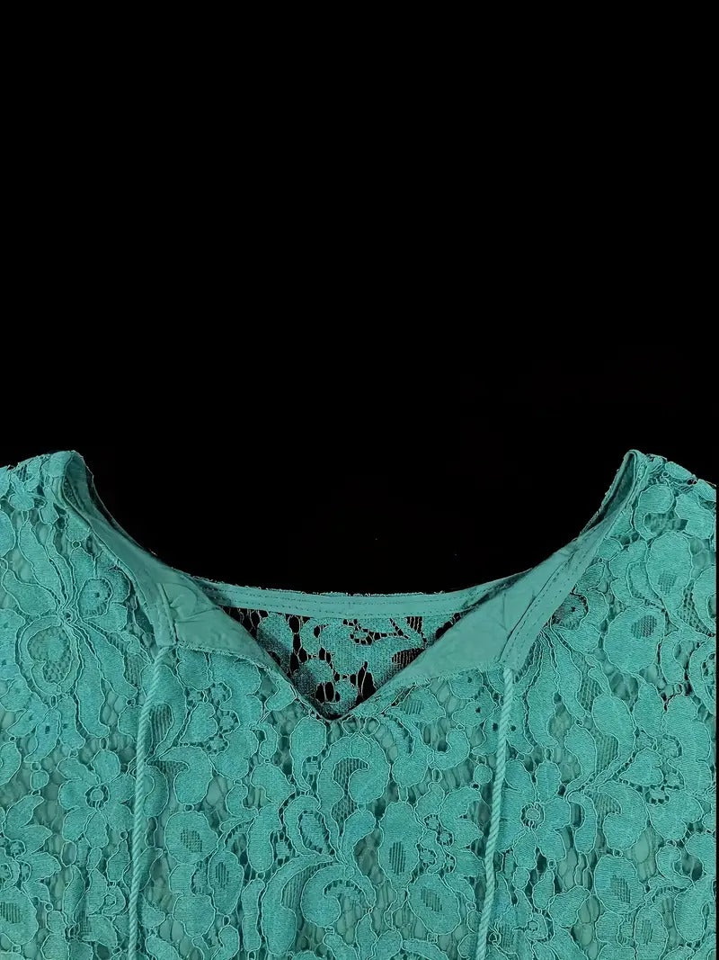 Nora™ - Bohemsk plus size-bluse