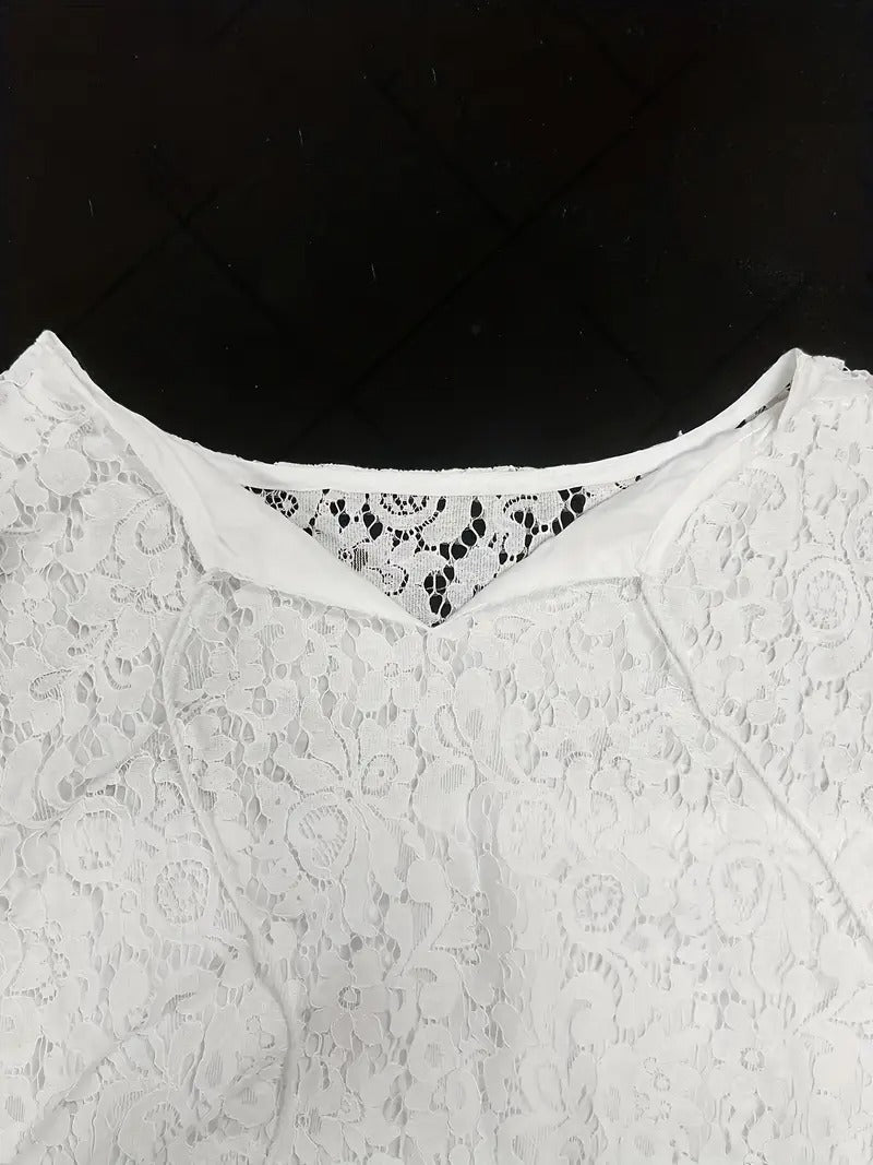 Nora™ - Bohemsk plus size-bluse