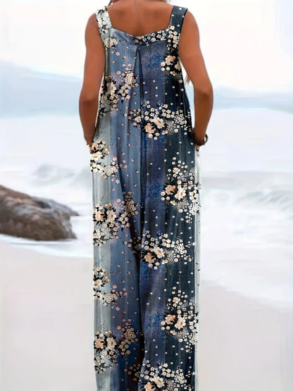 Isabella™ - Blomsterstripete jumpsuit