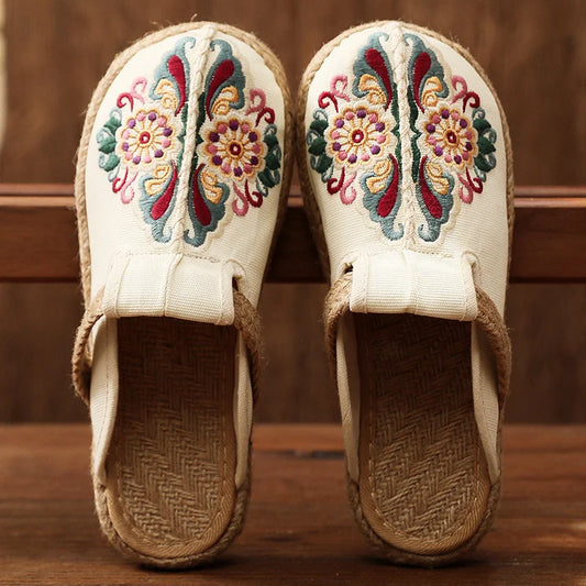 Kathy™ - Vintage-blomstrede sandaler