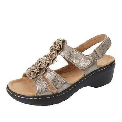 Orina™ - Stilige, blomstrete sandaler