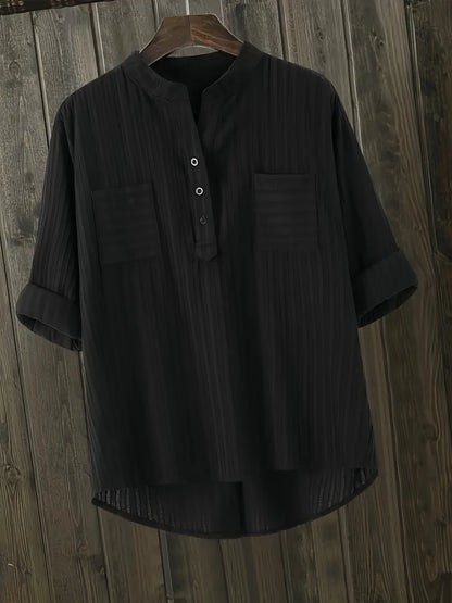 Lianne™ - Klassisk hvit bluse