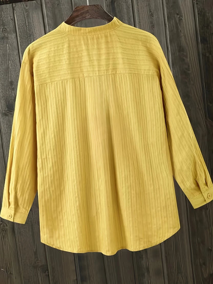 Lianne™ - Klassisk hvit bluse