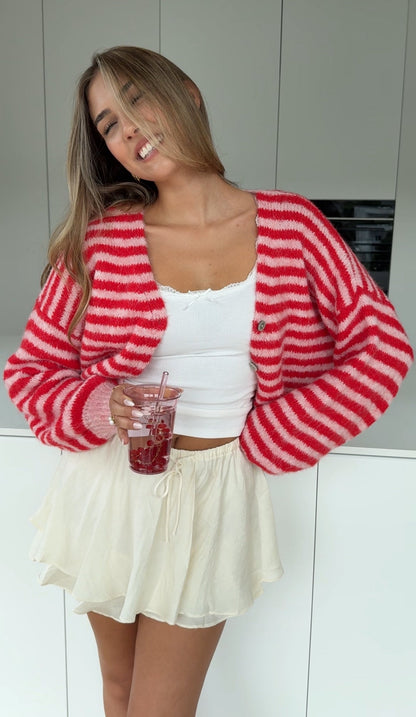 Dana™- Fasjonabel stripete cardigan