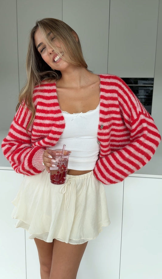 Dana™- Fasjonabel stripete cardigan
