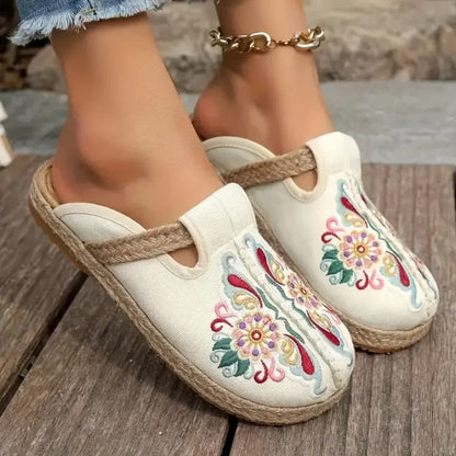 Kathy™ - Vintage-blomstrede sandaler