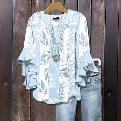 Ylia™ - Sommerblomstret bluse
