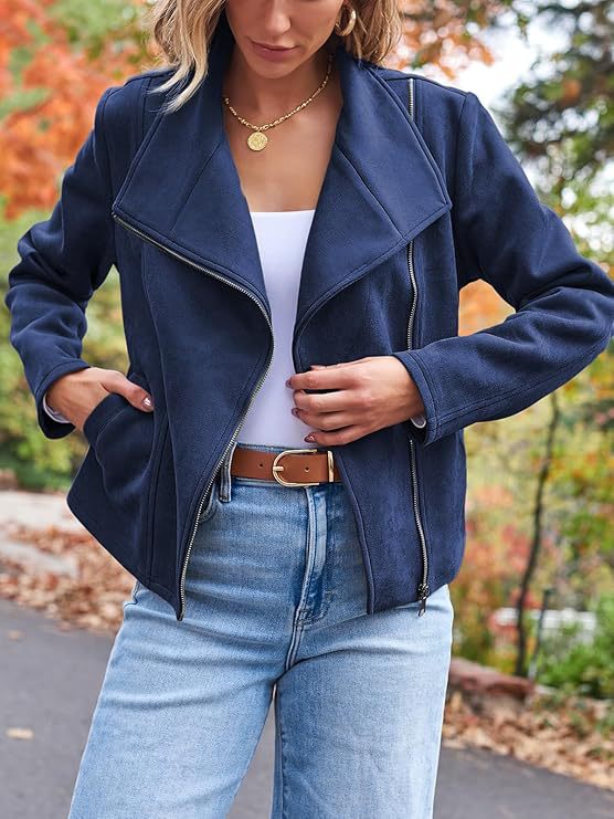 Runa™ - Casual suede jakke