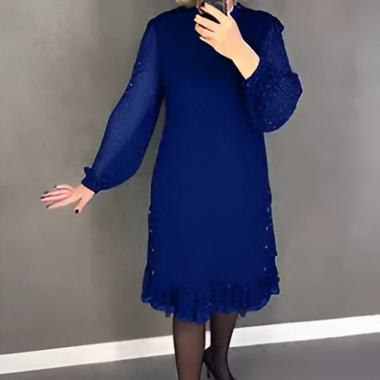 Irene™- Avslappet kjole med volangermer