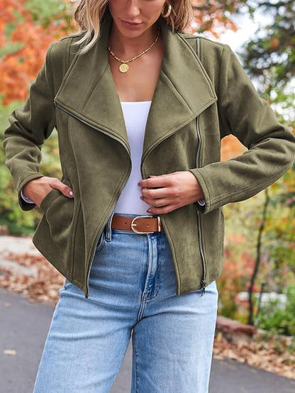 Runa™ - Casual suede jakke