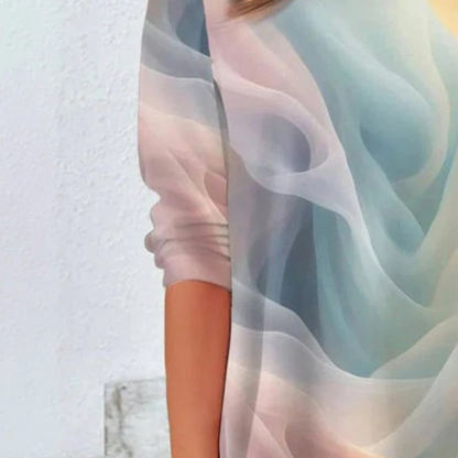 Beila™ - Komfortabel bluse med fargegradient