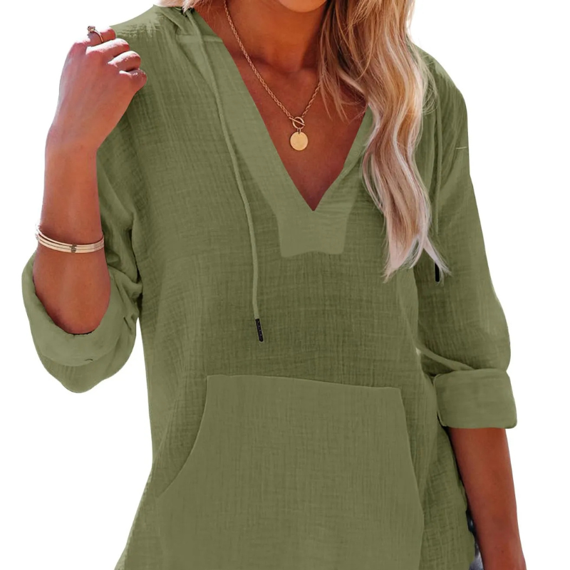 Yelina™- Myk hettegenser topp