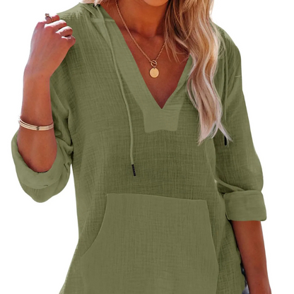 Yelina™- Myk hettegenser topp