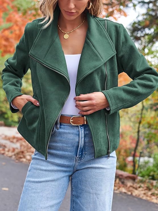 Runa™ - Casual suede jakke