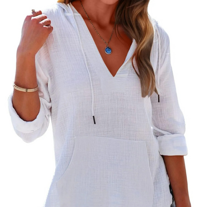 Yelina™- Myk hettegenser topp
