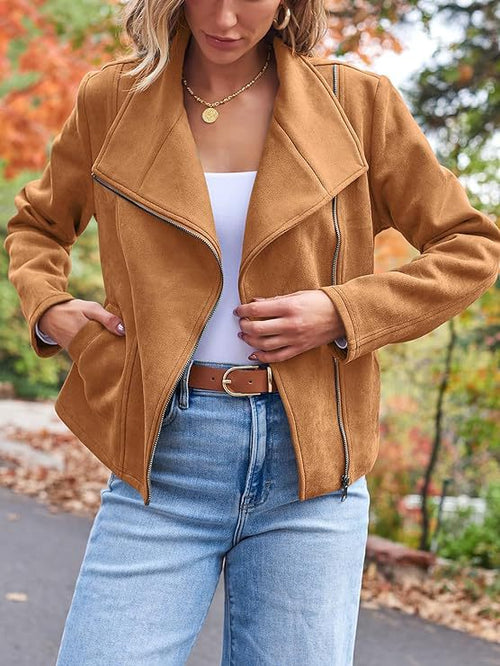 Runa™ - Casual suede jakke
