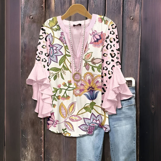 Ylia™ - Sommerblomstret bluse