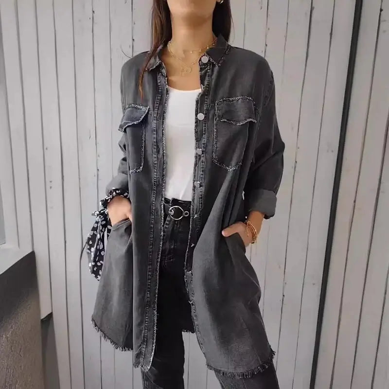 Quinara™- Trendy sommerjakke i denim for kvinner