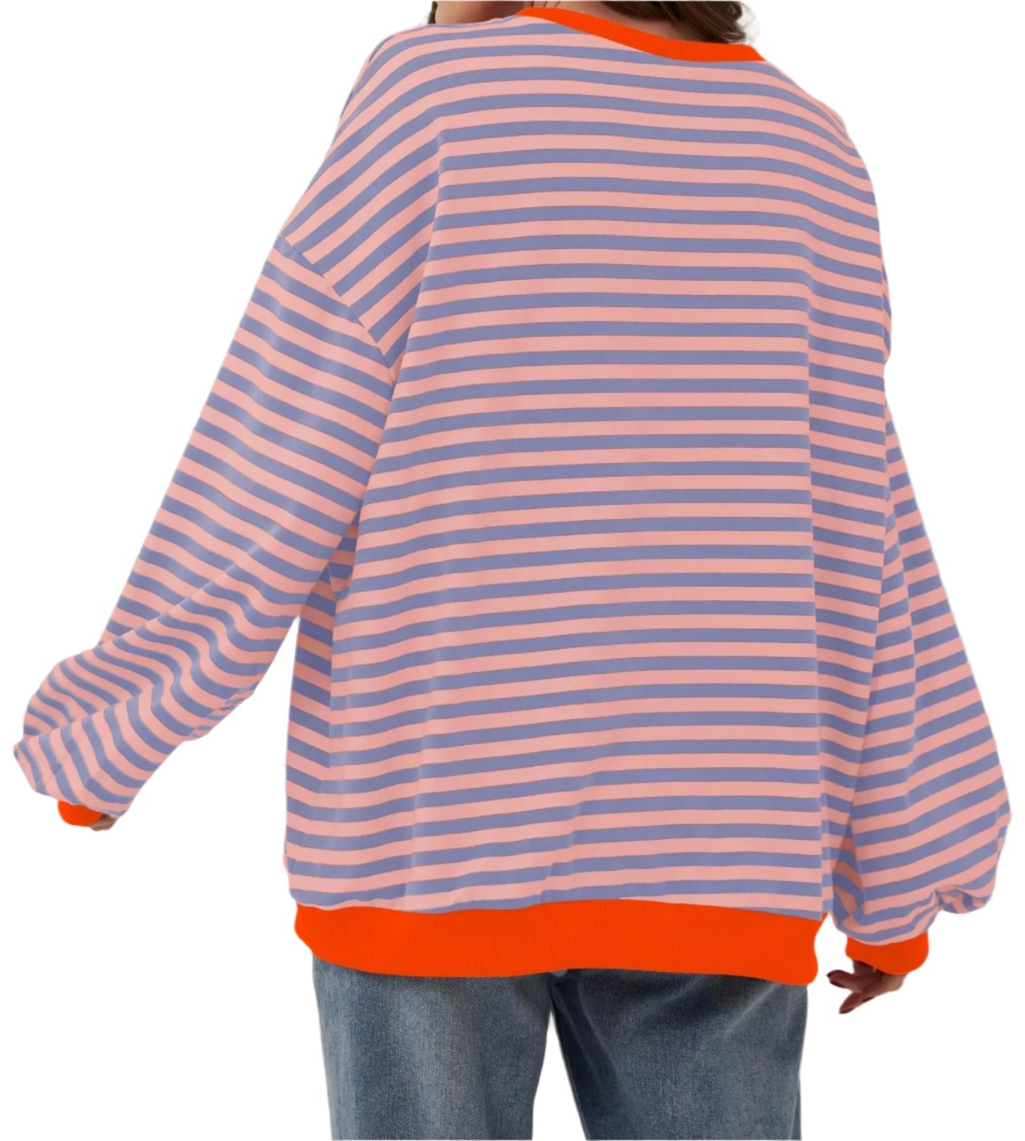 Shaira™ – Stripete sweatshirt for kvinner