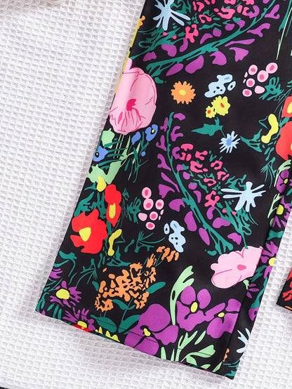 Samantha™ – Blomsterjulejumpsuit til barn