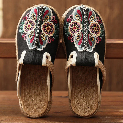 Kathy™ - Vintage-blomstrede sandaler