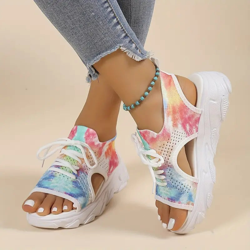 Zara™ - Trendy Tie-Dye-sandaler