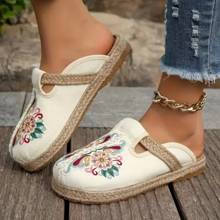 Kathy™ - Vintage-blomstrede sandaler