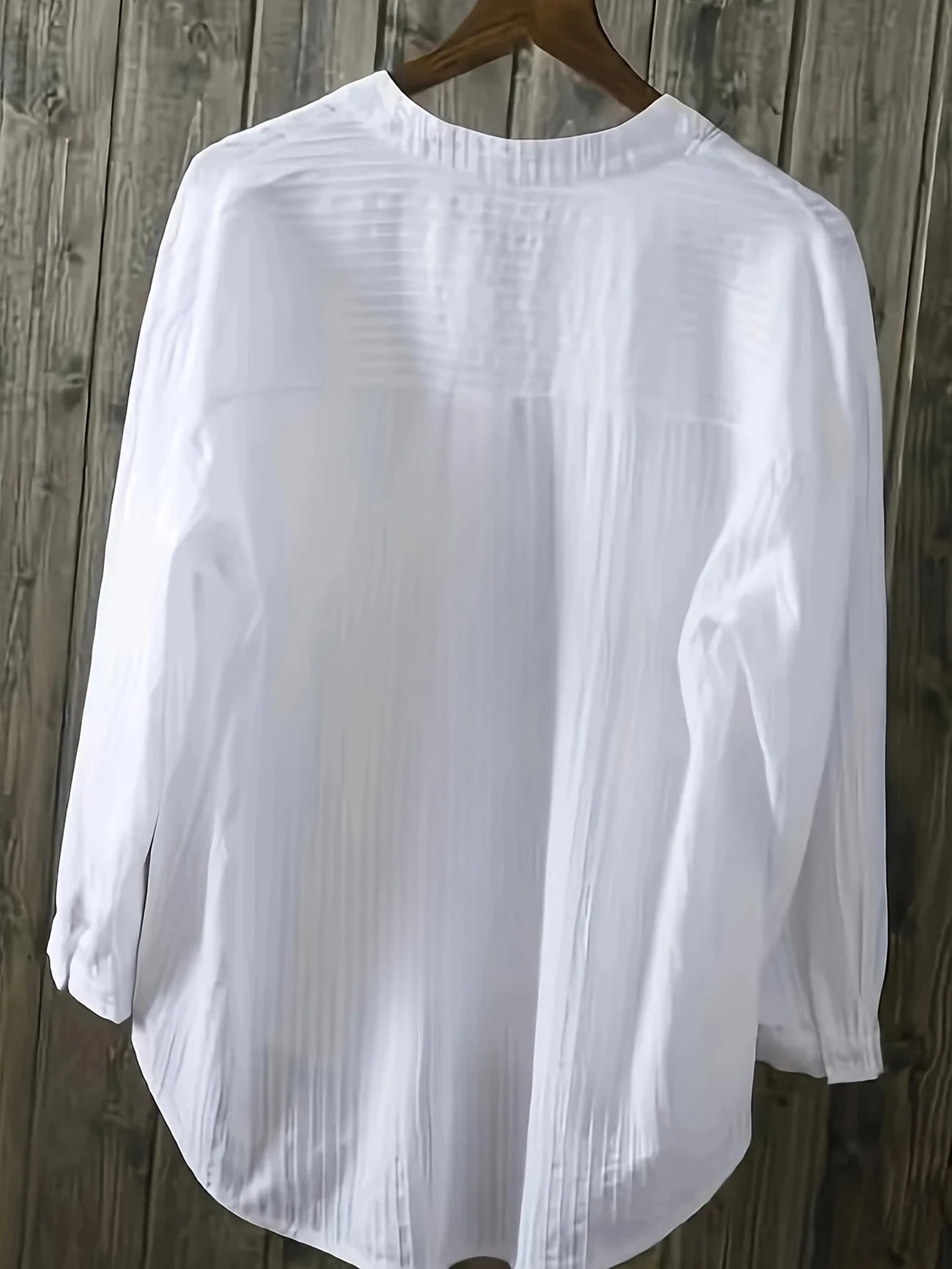 Lianne™ - Klassisk hvit bluse