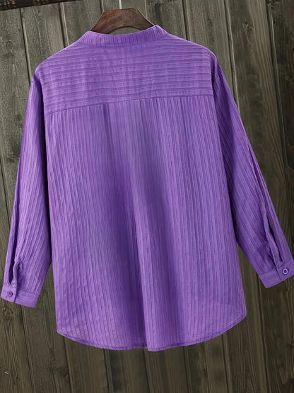 Lianne™ - Klassisk hvit bluse