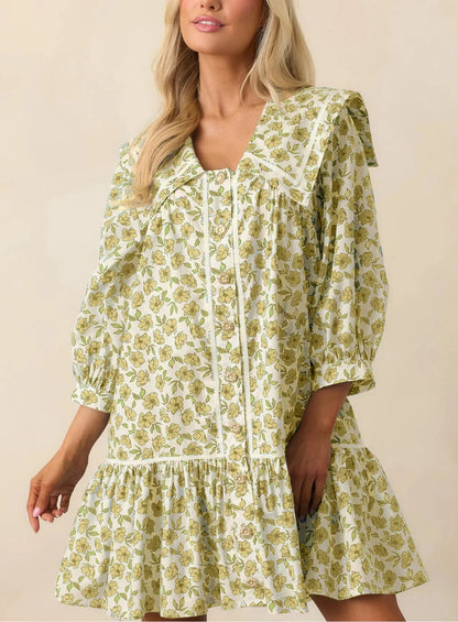 Darina™ - Blomstrete Hverdags Kjole