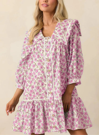 Darina™ - Blomstrete Hverdags Kjole