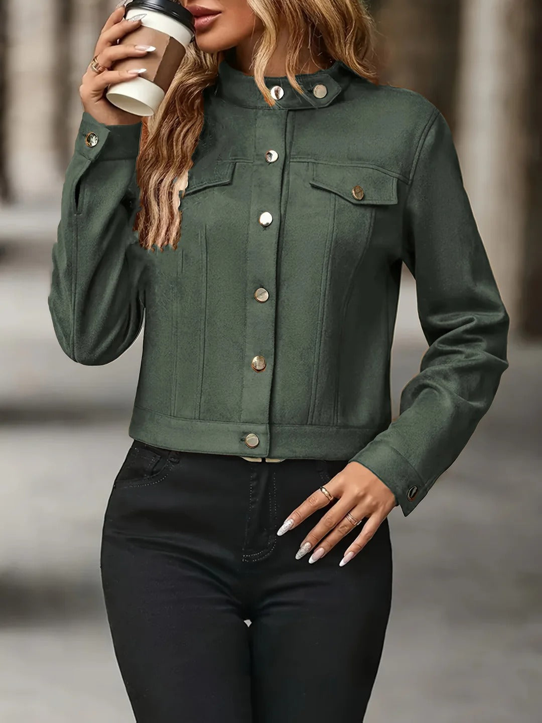 Fiora™- Vintage langermet jakke