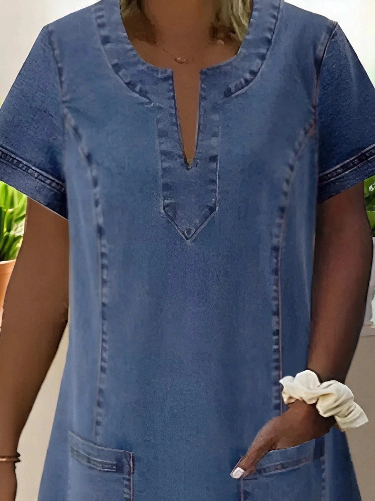 Jalia™ - Myk Denim Kjole