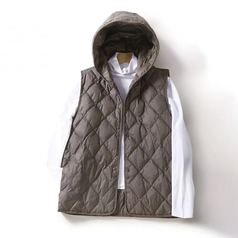 Orelie™- Komfortabel vest med hette