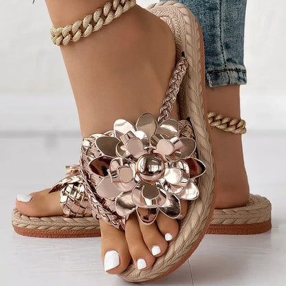 Wilma™ - Stilige, blomstrete sandaler